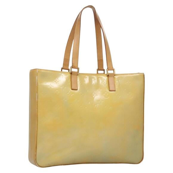 LOUIS VUITTON Monogram Vernis Columbus Tote Bag Gris M91028 - Picture 1 of 16